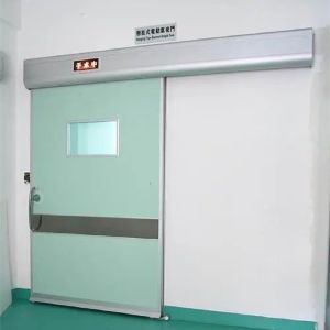 Sterile Operating Room Doors with Automatic Sliding Mechanism for Seamless