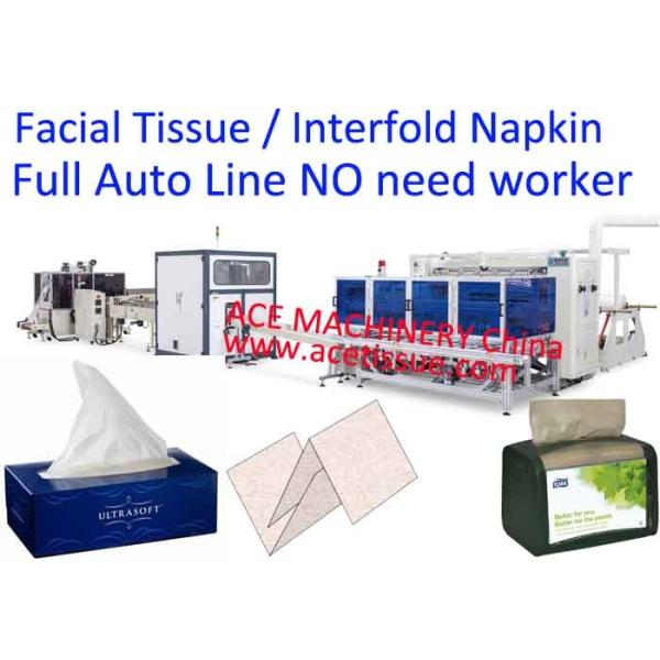 Quality V Fold Hand Towel Machine With Auto Transfer To Paper Towel Packing Machine for sale