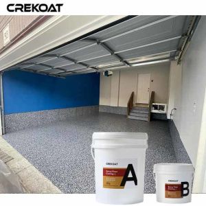 UV-Resistant Epoxy Flake Floor Coating Low-Maintenance Surface