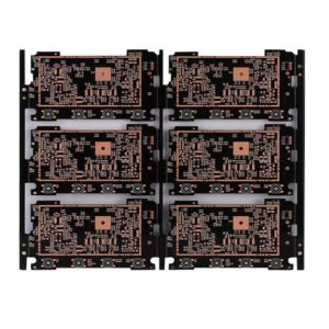 4 Layers Black Ink FR4 PCB Board 2u" With Immersion Gold