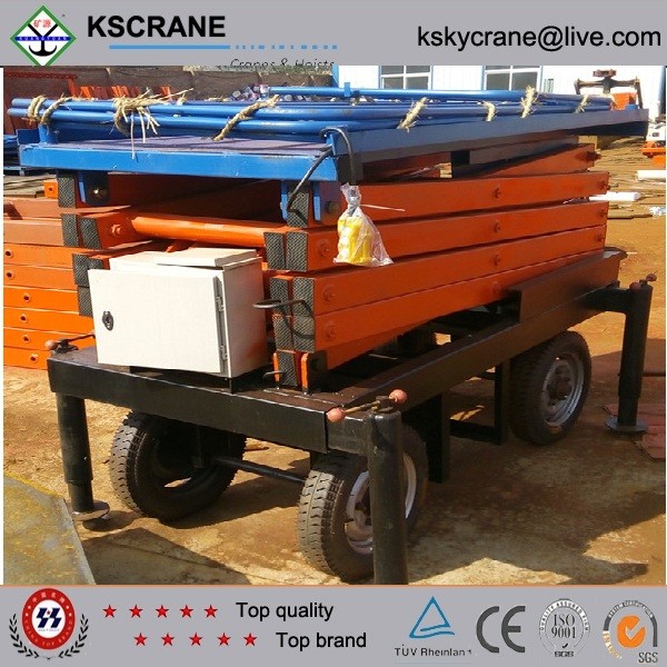 Hot Sale Man Lifting Work Platform With Working Light