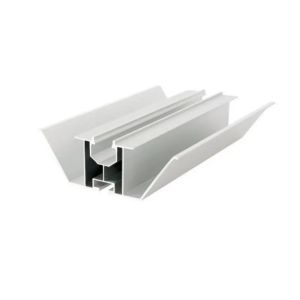 Silver Surface Mount Aluminum Alloy Solar Roof Drainage Channel Pv Waterproof