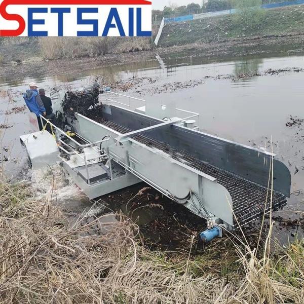 7.2m-25m Total Length Algae Collecting Harvester Vessel for Collecting Aquatic