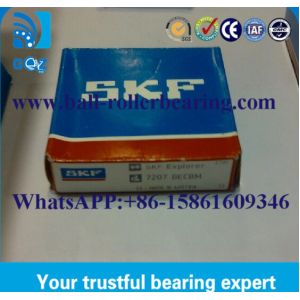 Long Life 7207BECBM Double Row Angular Contact Bearing Size 35*72*17