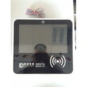 Wall 24" inch LCD multi touch interactive Android kiosk with RFID card reader