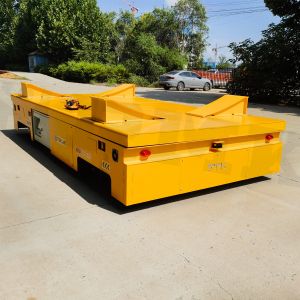 12 Tons Paper Roll Transporter Heavy Load electric Transfer Cart With Lifting