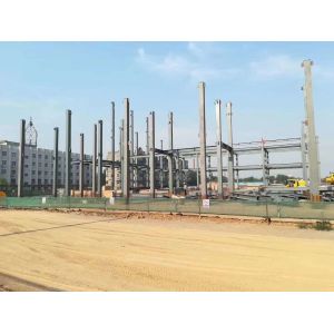 Environment Friendly Poultry Farm Structure With Blue Steel Claddings