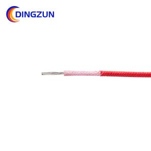 Silicone Rubber Insulation Fiberglass Weave Fire Resistant Cable For Instrumenta