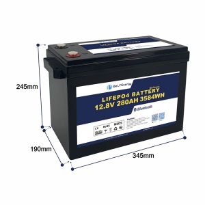 12V280AH Charge Temperature Range 0-60C Deep Cycle Lithium Battery With And 100A