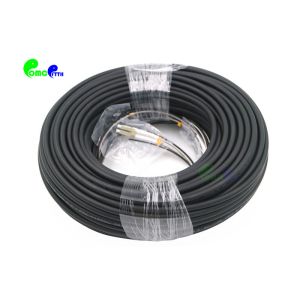 LC To LC Duplex Outdoor CPRI Optic Fiber Patch Cable OS1 OS2 OM1 OM2 OM3 For