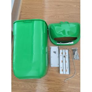 50L plastic waste bin home and outside used garbage containers