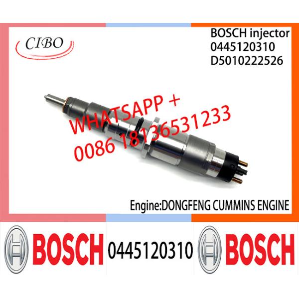 BOSCH 0445120310 Neutral Diesel Fuel Injector Assembly 0445120310 D5010222526