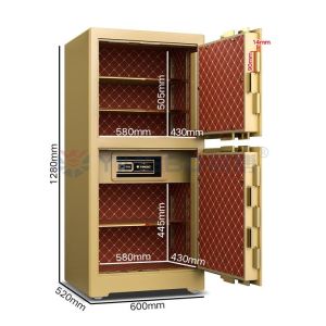 Vertical Lock Design Security commercial safe box 4 Open Ways And 3D Stereo Soft