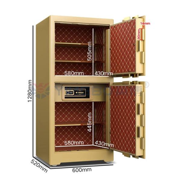 Vertical Lock Design Security commercial safe box 4 Open Ways And 3D Stereo Soft