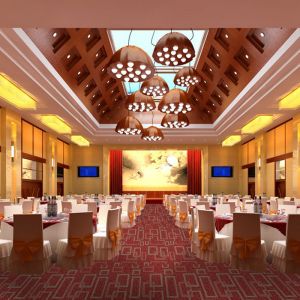 Red High Low Loop 100% Polypropylene Carpets For Vip Room , Guestroom