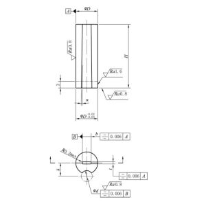 China High Accurate Tungsten Carbide Rod Pin Tunable Residual Stress on sale