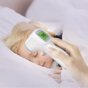 Precision Body Temperature Infrared Thermometer With 1-3cm Measuring Distance