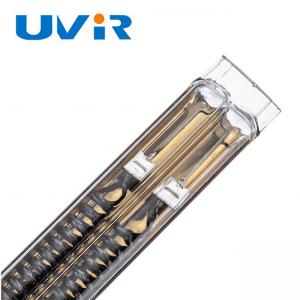 Wholesale 230V 2500W Quartz Infrared Heater Lamps Tubular Shape Gold Coating from china suppliers