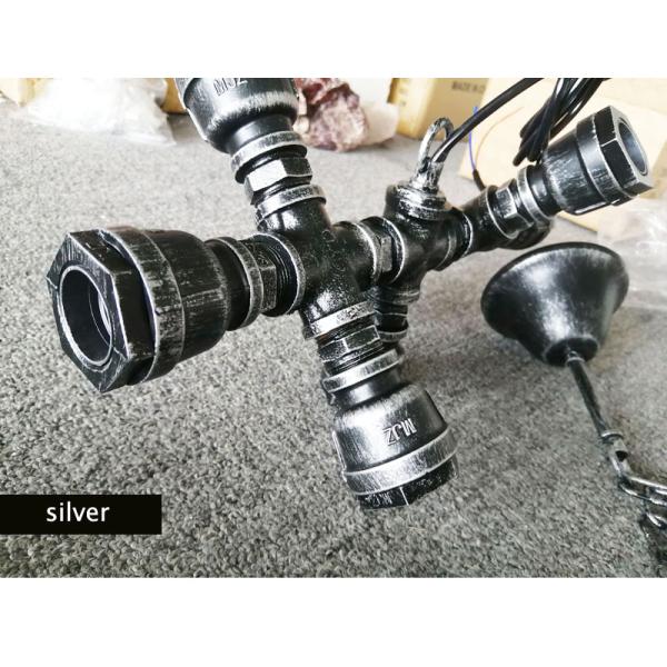 Loft Industrial Style Retro Water Pipe Chandelier Restaurant Aisle Coffee Shop Iron pendant lamp(WH-VP-222)