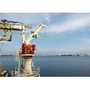 Marine Telescoping Folding Jib Crane IP56 For Open Sea
