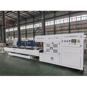 China PVC pipe belling machine with four station / double cavities / single head station for U type and R type on sale