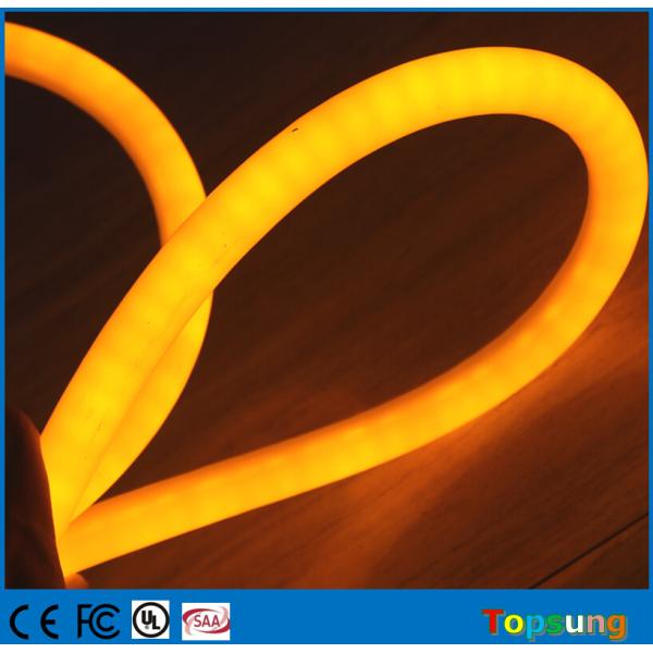 12V flexible neon led light IP67 360 degree round rope Christmas light yellow