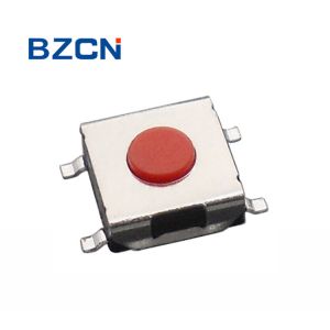 SPST Silent Tactile Switch / Surface Mount Push Switch SMD Terminal Type