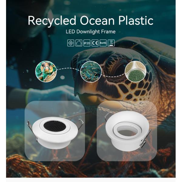 Tilted Plastic Mr16 Downlight Housing GU5.3 Downlight Enclosure