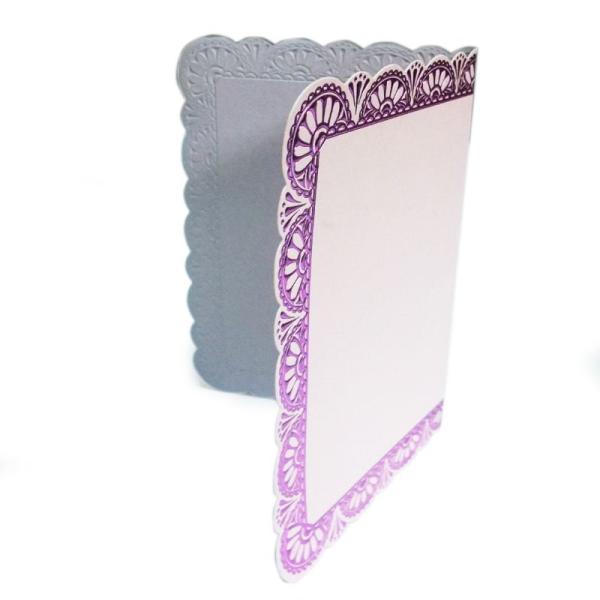 Full color hot stamping, hot seal flower pattern, Laminated Card Printing