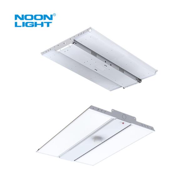 Long Lifespan SMD2835 LED Linear Bay Lights 4000K Color Temperature White Steel