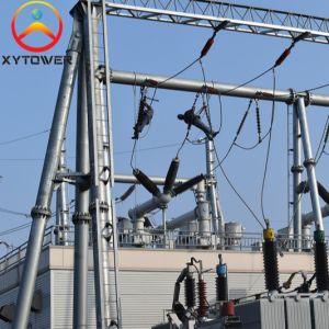 Galvanized Structural Steelworks Substations for Electricity Transmission Line