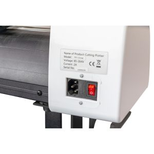 Laser Auto Contour Vinyl Cutter Machine Stepper Motor 1350mm Size