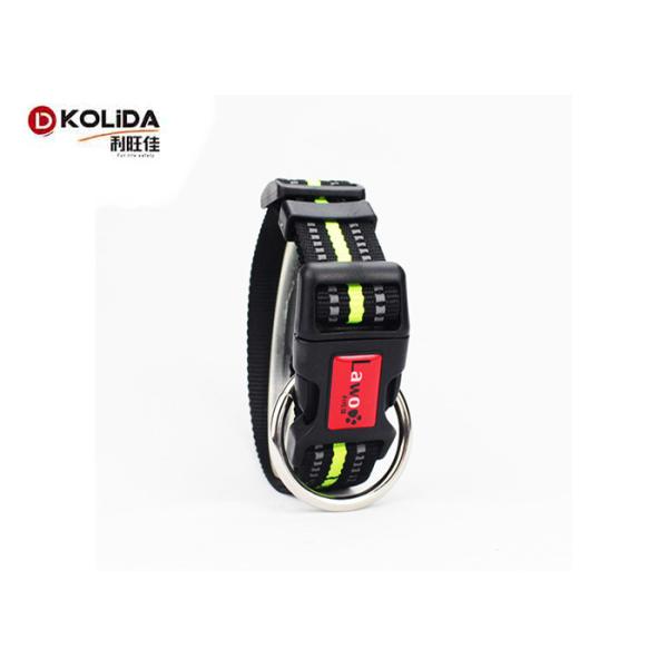 Quality Stink Free Nylon Dog Collars Lightweight Matching Heavy Duty Clip C603-1 for sale