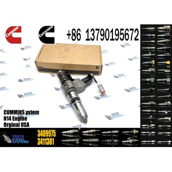 Common Rail Fuel Injector 3407776 3087807 3411385 341176 3409975 for Cummins QSN14 N14 Engine Excavator Parts