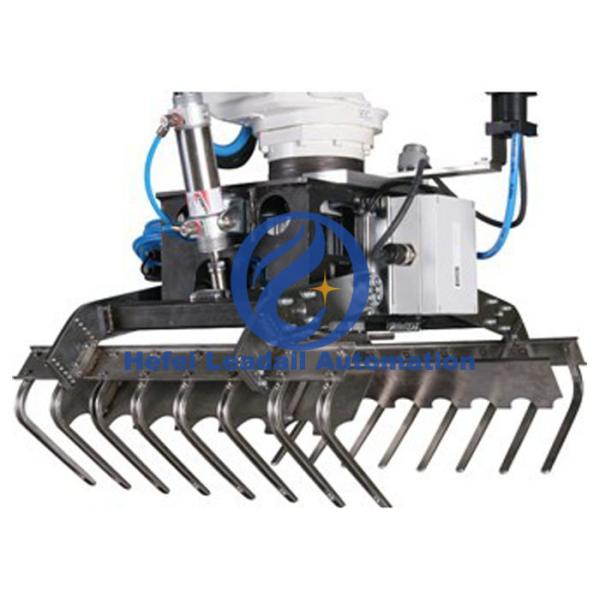 Steel Automatic Bag Palletizer / Robotic Bag Palletizer Convenient Maintenance