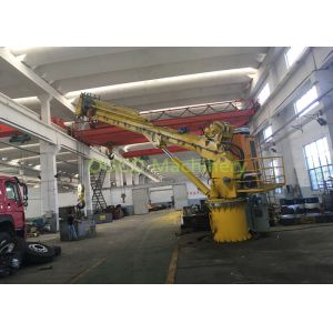 45 KW Knuckle Boom Picker 360° Slewing High Safety With Overload Protection