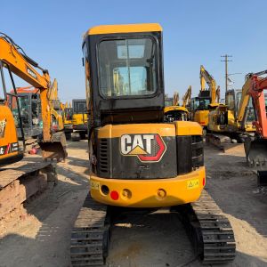 3.5 Ton Used Cat 303.5E Mini Hydraulic Backhoe Excavators 23.6kw Second Hand