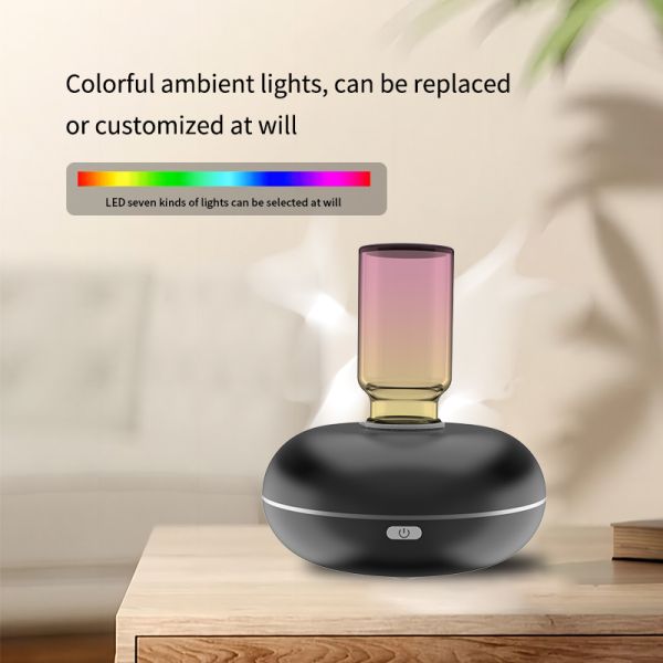 Dust Cover Low Noise Home Aroma Diffuser Compact Ultrasonic Essential Oil Diffuser