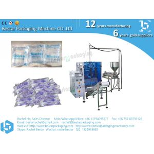 How to pack liquid water sachet pure water pouch by machine automatically