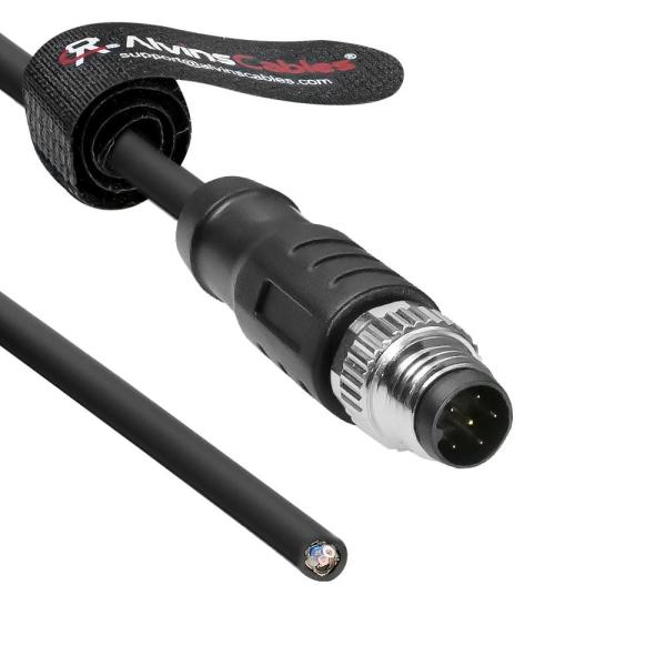 Quality Alvin's Cables M8 6 Pin A-Code Male to Flying Lead Basler Power I/O Cable, Industrial Sensor Connector Shielded Cable for Basler Camera, Automation Control, Vision System,10m/32.8ft for sale