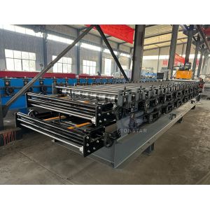 5 rib and 7 rib double deck 750 roof sheet roll forming machine for Malaysia