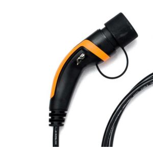 TPU material TUV Certification 16a 1 Phase Orange Type 2 ev charging wire Cable