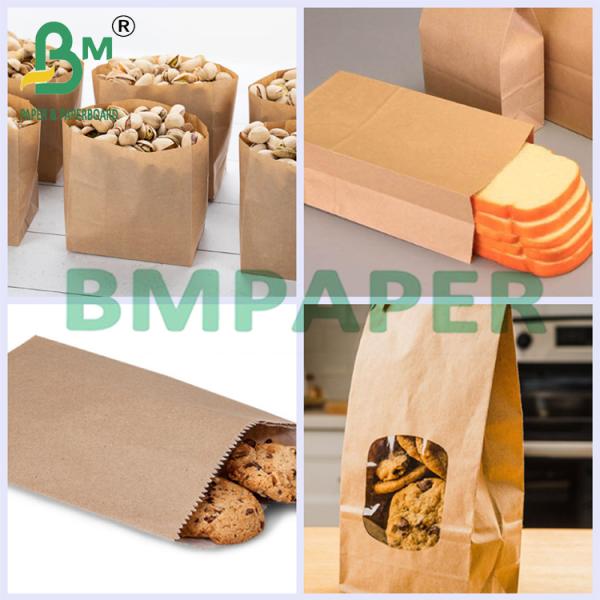 80g 100g Food Grade Brown Extensible Kraft Paper For Food Wrapping