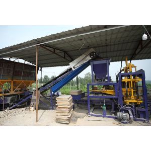 Concrete Cement 720pcs/h QT4-15S Hollow Block Maker Machine