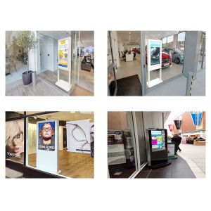 Vertical Totem Window Facing Display LCD Advertising Digital High Brightness