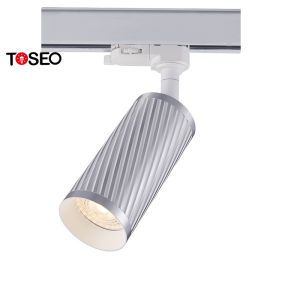 Adjustable Golden LED Ceiling Track Lights Aluminium AC 220-240V