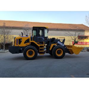Streamlined Appearance Small Wheel Loader 92kW Front Loader Construction