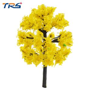 multy colors 4cm-12cm height architecture scale model coloful trees for model