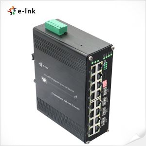 L2+ Industrial Managed Switch 16 Port 10/100/1000T 802.3at PoE + 4 Port 1000X