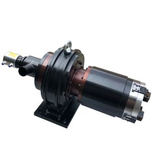 Lever Type Medium-solid Four-jaw Double-acting Feeding Chuck For Laser Cutting